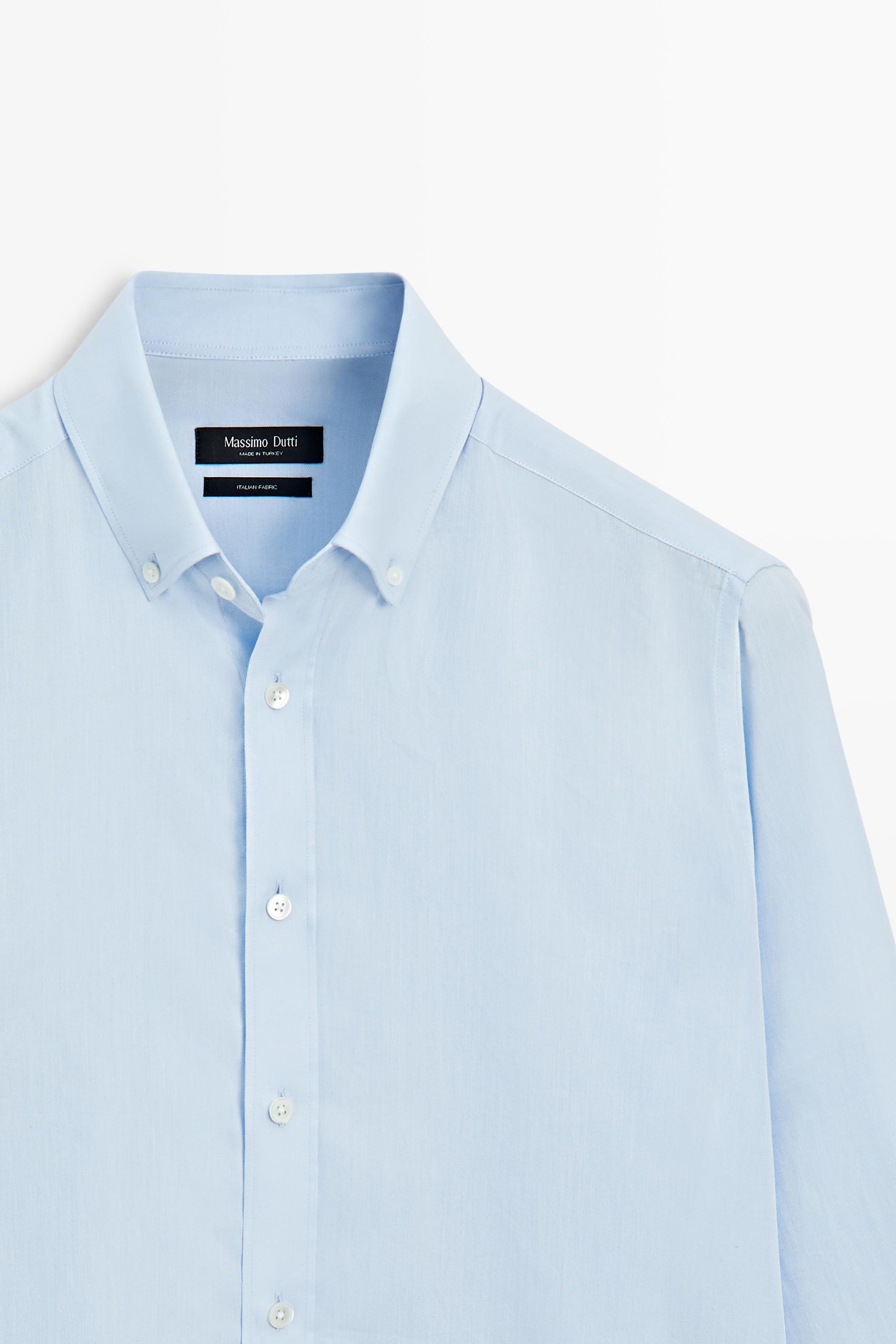 100% cotton twill regular fit shirt